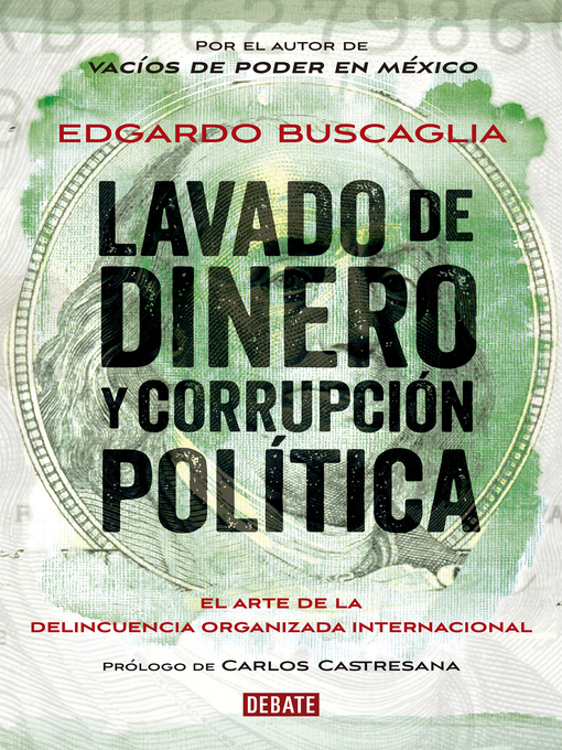 Title details for Lavado de dinero y corrupción política by Edgardo Buscaglia - Wait list
